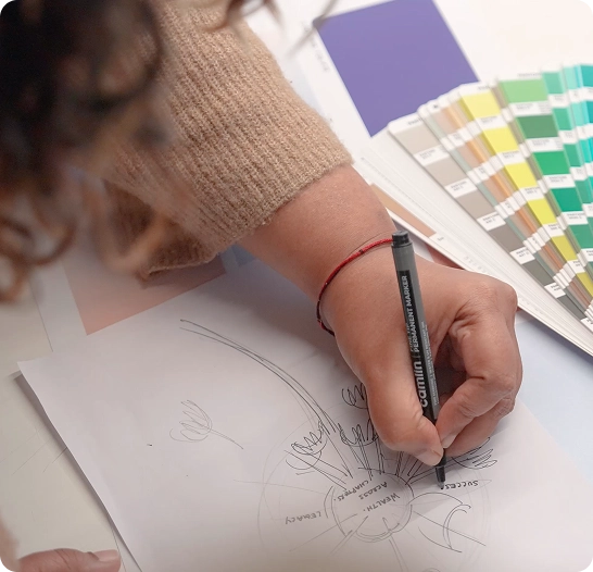 Behind the scenes of a brand workshop